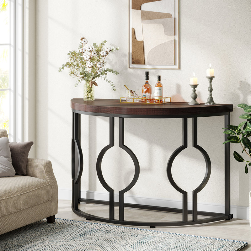 Console demi-lune pour vestibule