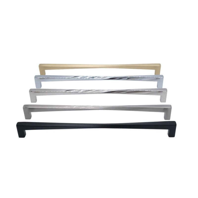 Twist Bar / Handle Pull, Satin Brass, 5"