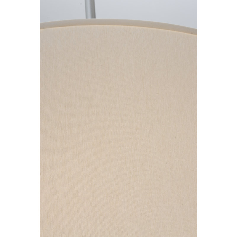 Luminaire suspendu tambour simple 4 lumières Kaeman, Chrome