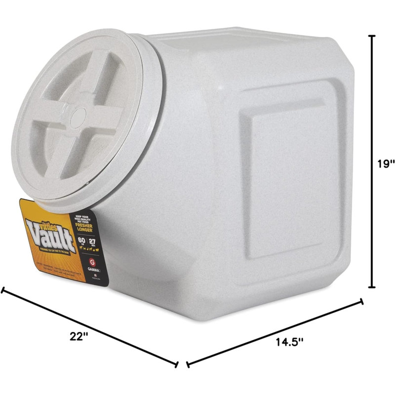 Contenant alimentaire en plastique 60 gallons ToccoLeggero
