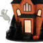 Maison hantée en carton 13,5 "DEL