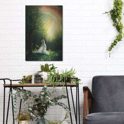 Red Barrel Studio® 'Fairy Friends' by Kirk Reinert, Metal Wall Art