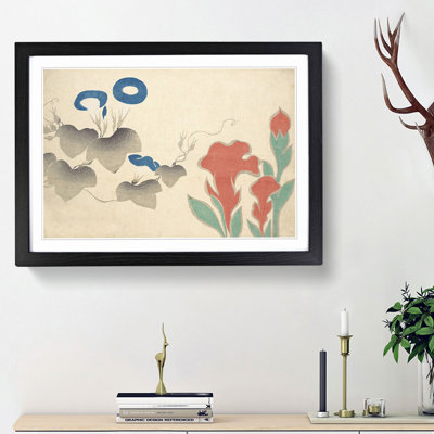 Morning Glory Flowers by Ogata Korin - Picture Frame Painting Print