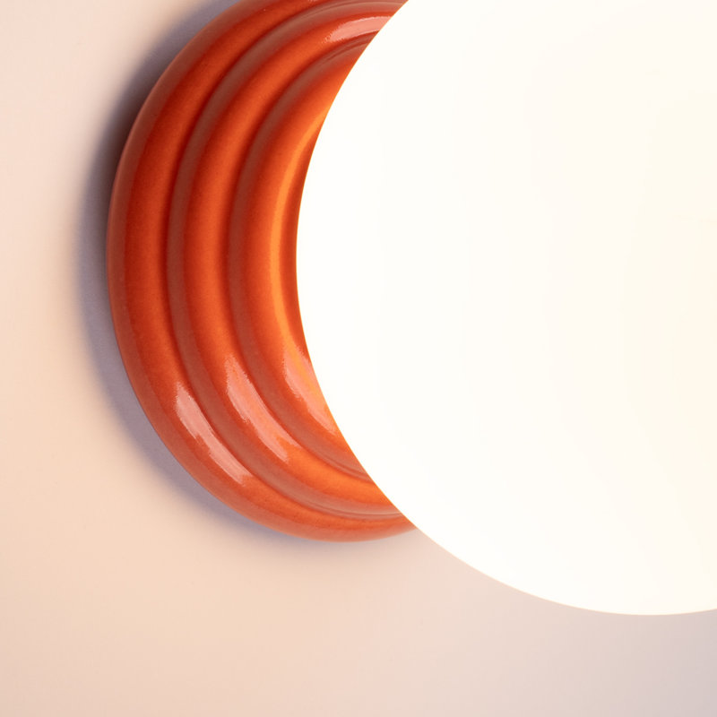 Wall lamp ZORI beige IP44, Peach