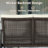 Nakishia 3-Person Steel Patio Sofa