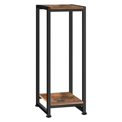 31.5" Tall Wood Plant Stand - Heavy Duty Indoor Outdoor Pedestal