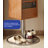 Modern Minimalist Cherry Wood Reversible Storage Full-Length Mirror