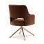 Fauteuil pivotant rembourré Breann-93705339
