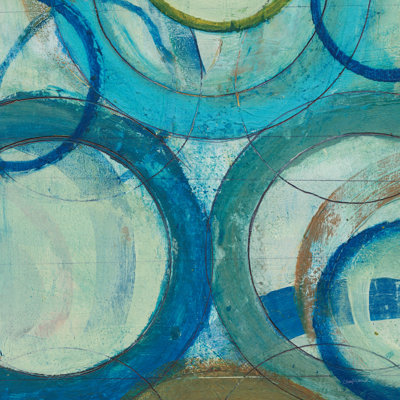 Circle Play II by Cheryl Warrick - Wrapped Canvas Painting