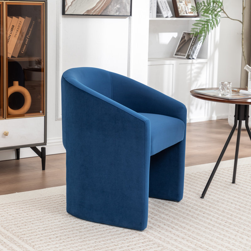 Halley Velvet Upholstered Dining Chair, Marine