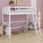 Solid Wood Loft Bed With Ladder-272117116