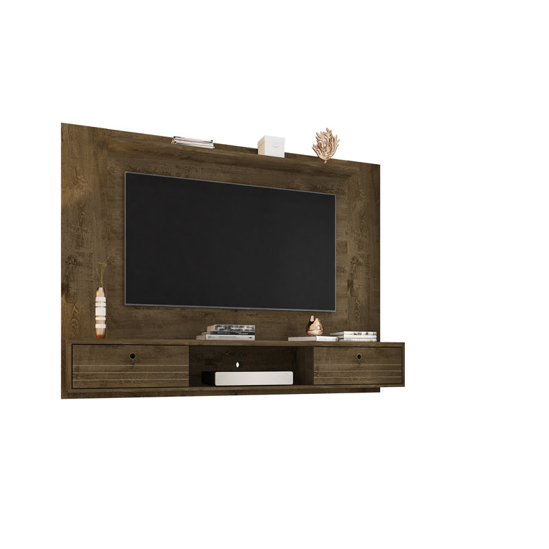 Floating TV Stand for TVs up to 65", Brown