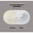 59'' x 31.1'' Freestanding Soaking Acrylic Bathtub