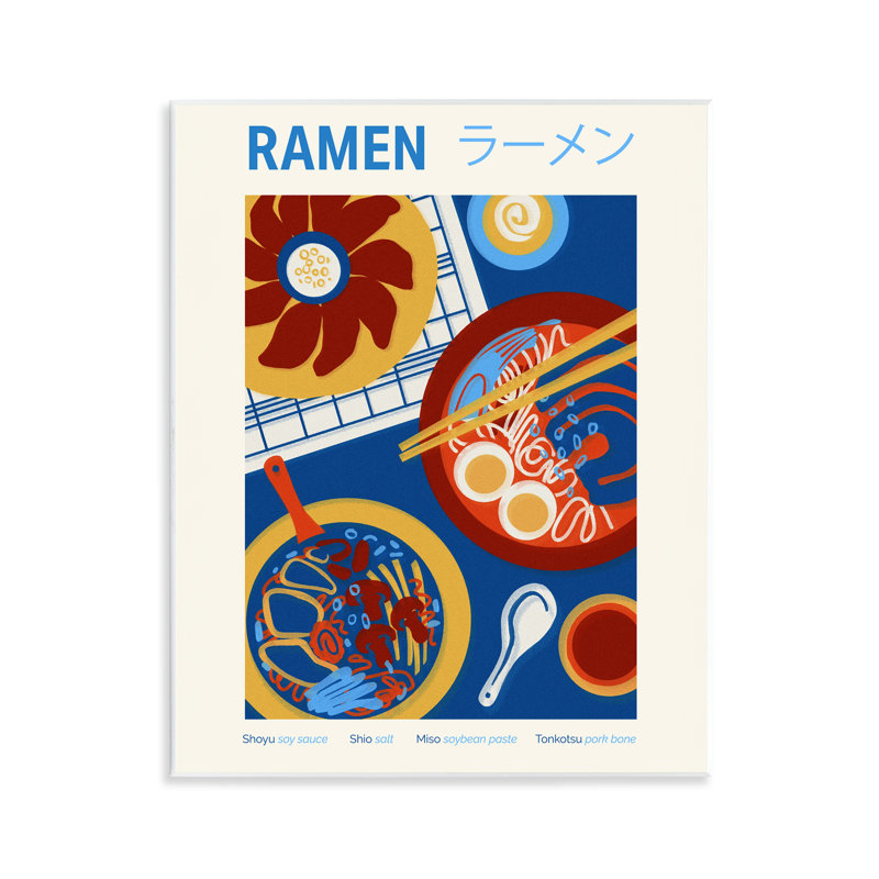 Plaque murale Ramen Table, par Victoria Barnes