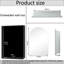 Recessed Or Surface Mounted Arched Medicine Cabinet with Adjustable Shelves-1354396415