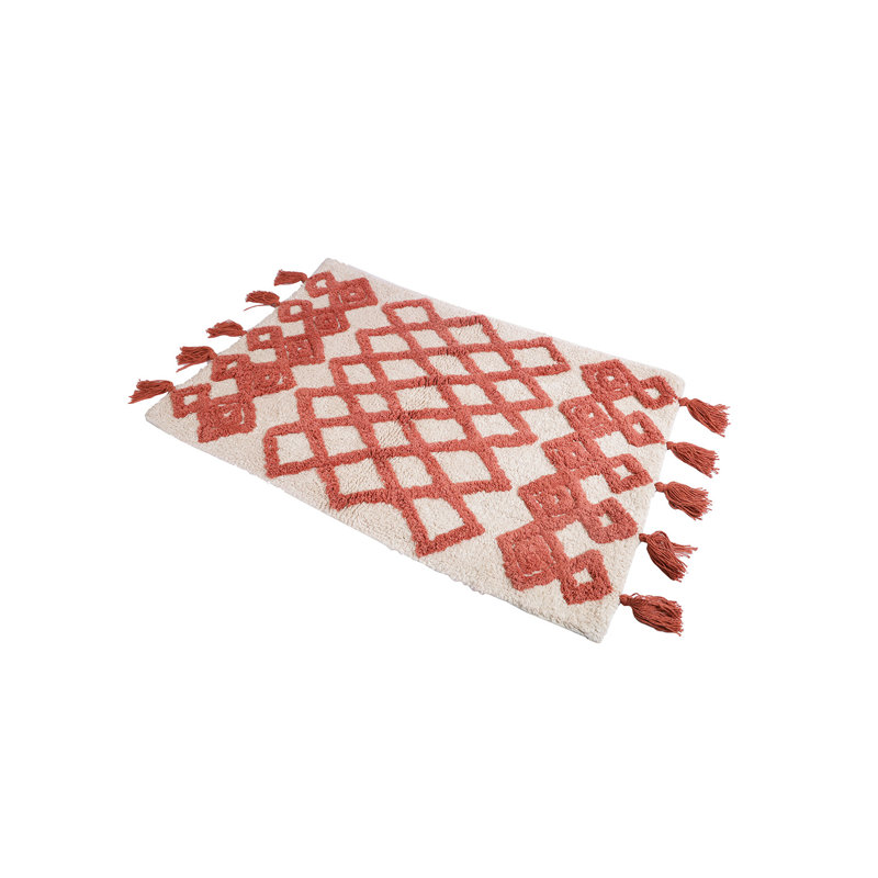 Jameira Cotton Blend Non-Slip Bath Mat
