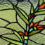 Panneau de vitrail 10 "H Happy Hummingbird
