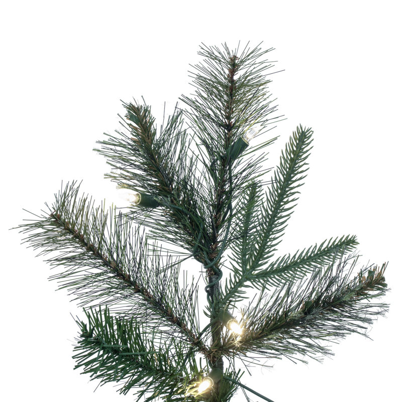 15' Cashmere Pine Christmas Tree with 3850 LED Lights with Stand, Warm White LED, 3' H