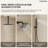 Pressure Balanced 10" Rainfall Shower System, Dual Rain Shower Heads with Rough-In Valve-92871748