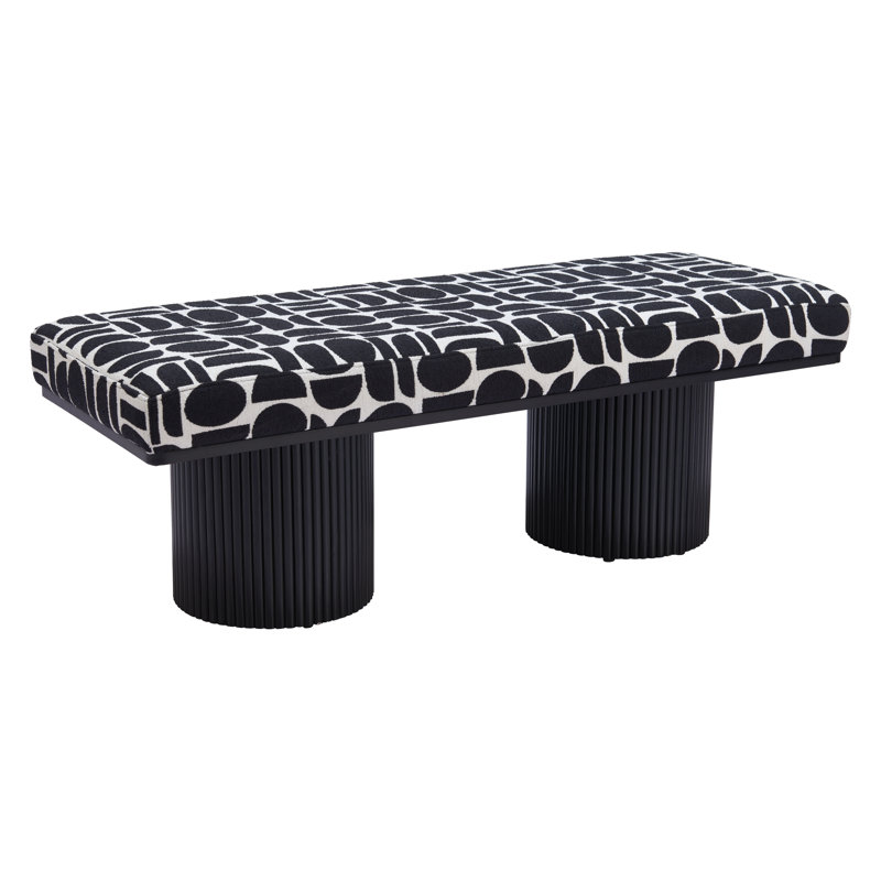 Banc Derosier noir et blanc