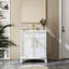 Ensemble de meuble-lavabo moderne avec surface peinte-948791238