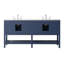 Ensemble de meuble-lavabo double 72 po Eita