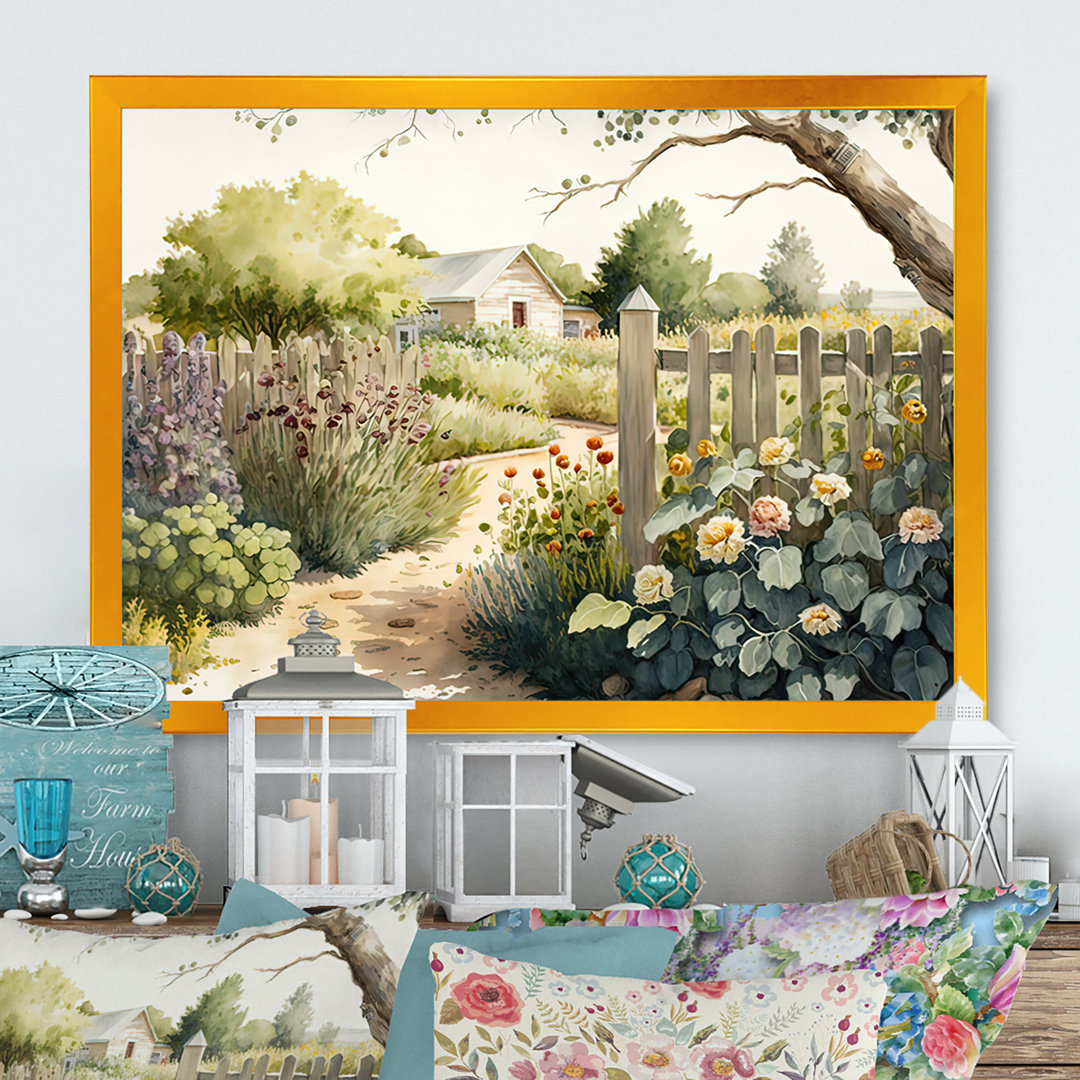 Farm Fresh Garden II - Farm Canvas Print Wall Art Red Barrel Studio®