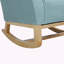 Chaise berçante en velours Jeffren-1311325477