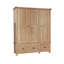 3 Door Solid Wood Wardrobe