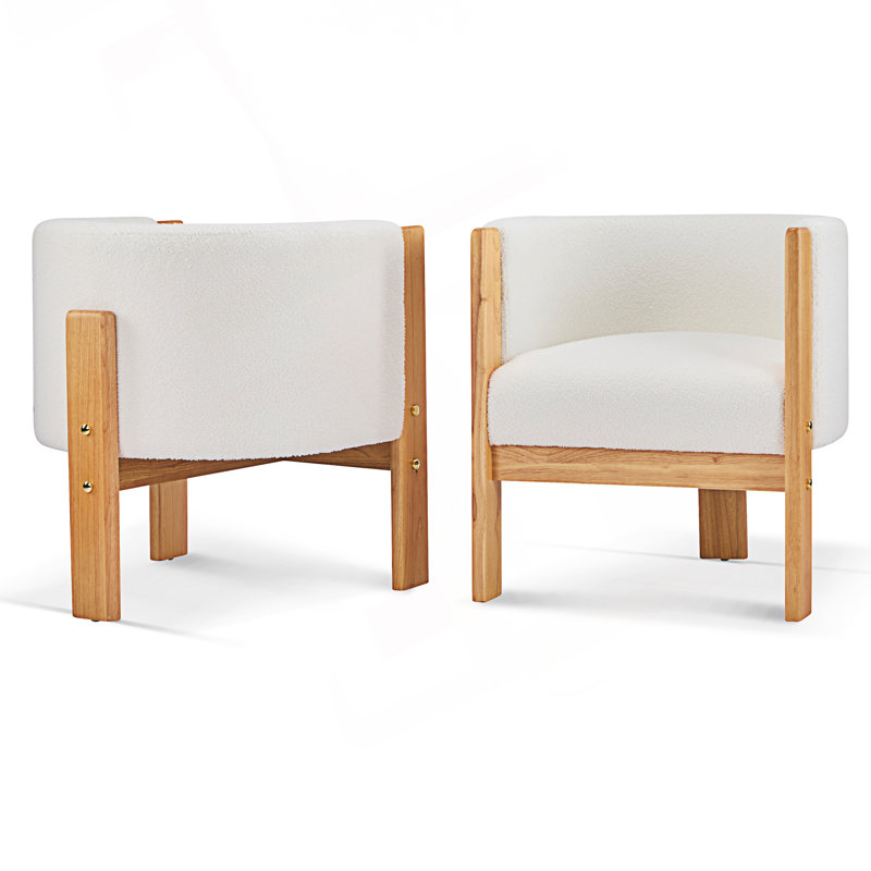 Ensemble de 2 chaises de salle à manger rembourrées et fauteuils modernes