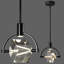 Luminaire suspendu en cristal pour îlot de cuisine à DEL Margoth-31554264
