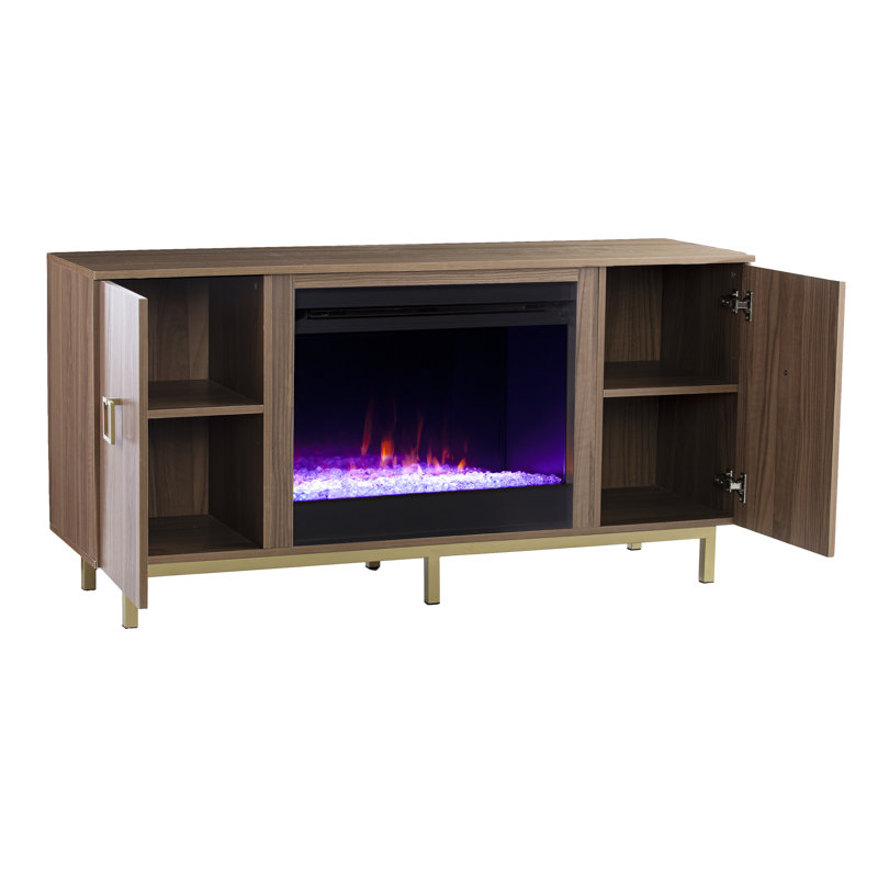 Foyer à couleur changeante avec rangement multimédia Ziemba