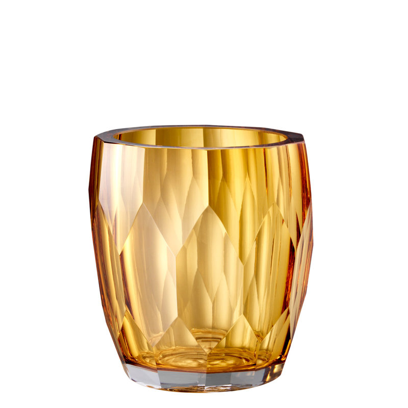 Vase de table en verre 6 "Marquis, Jaune
