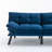 Navy Blue Convertible Folding Modern Sofa Bed