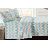 Margarita Percale Chevron Sheet Set