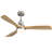 52'' Solid Wood 3-blade Modern Led Ceiling Fan With Remote Control And Light Kit Smart App Remote Control-649537757