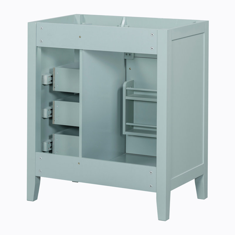 Base de meuble-lavabo simple 29,52 po seulement, Vert