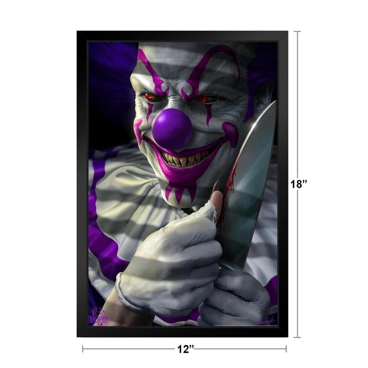 Trinx Mischief The Clown Die Laughing Scary Tom Wood Fantasy Art Spooky ...