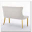 Banc en velours pour causeuse double-335066026