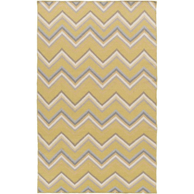 Diego Wool Chevron Indoor Rug, Rectangle 2' x 3'