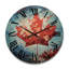 Horloge murale en bois massif Minja-1344966931