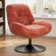 Upholstered Swivel Accent Chair-1921957025