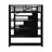 Metal Loft Bed With Wardrobe And Storage Shelves, Loft Bed With Stairs And Cabinets