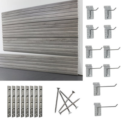 Slatwall Large Heavy Duty Starter System