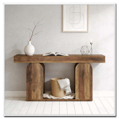 Console robuste avec panneau de fibres à densité moyenne durable
