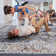 Naar Payas Area Rugs, Blue/Traditional Accent Power Loom Machine -Crafted Rug