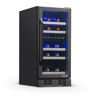 29 Bottle Stainless Steel Dual Zone Freestanding/Built-In Wine Refrigerator