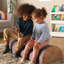 100cm Wide Novelty Abstract Footstool Ottoman