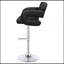 Tabouret de bar réglable noir