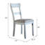 Ensemble de 2 chaises d'appoint House Marchese